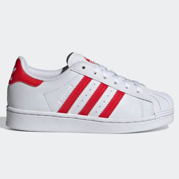 ADIDAS ORIGINALS SUPERSTARS w/ Heart Graphic, Youth Size 3 - Picture 7 of 15